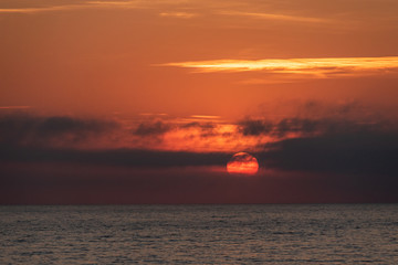 Fototapeta premium Abenddämmerung am Mittelmeer