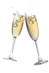 Toasting Champagne Flutes