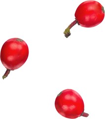 Red berry isolated on white background