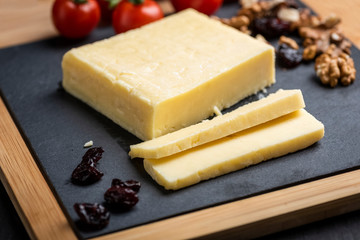 cheese board - cheddar cheese