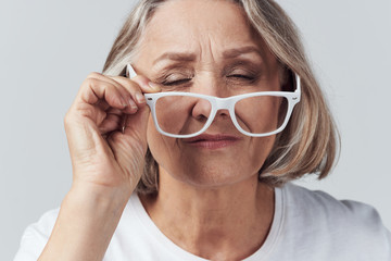Fototapeta premium portrait of a woman in glasses