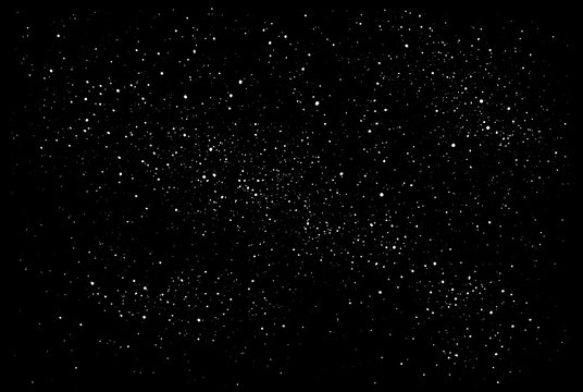 Night starry sky. Space vector background.