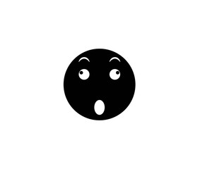 Emoticon logo vector icon template