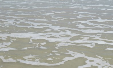 Ocean water background on Florida beach