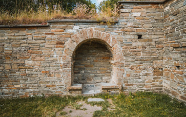 Fototapeta na wymiar Ruiny średniowiecznego klasztoru