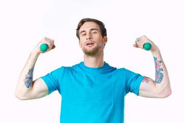 young man holding a soccer ball