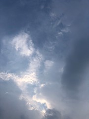 Obraz premium blue sky with clouds
