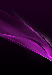 Abstract background waves. Black and purple abstract background for wallpaper or business card