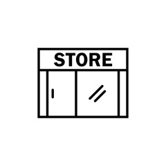 Retail Store, shope icon vector symbol illustration