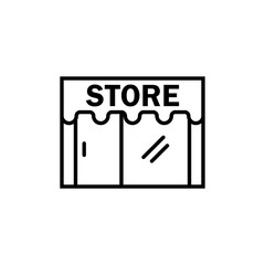 Retail Store, shope icon vector symbol illustration