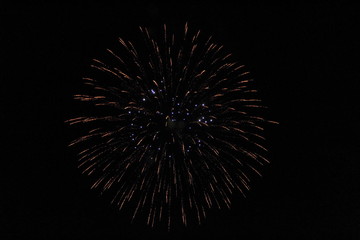 Obraz premium Canada Day Independence day July fireworks show