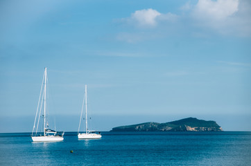 Fototapeta premium Cala de Saint Vincent,Ibiza, Balearic island