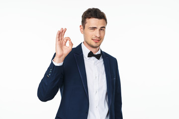 businessman with thumbs up