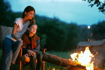 Obraz premium woman in the forest