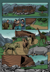 Noah's Ark And The Animals