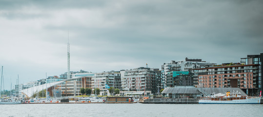 Widok na centrum Oslo