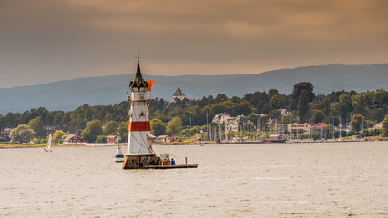 latarnia morska w Oslo  © Dreamnordno