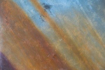 Textured . Piece of Rusted Metal