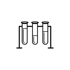 Science icon vector molecule symbol illustration