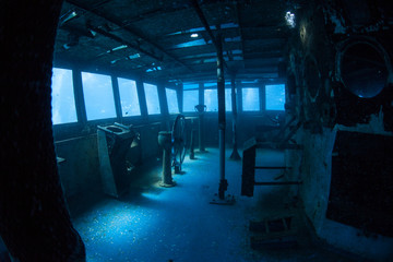 The USS Kittiwake, one of the best-known wreck dives in the Caribbean Sea, now lies empty. The...