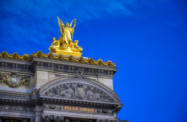 Paris, France - April 21, 2019 - The Palais Garnier is a 1,979-seat opera house, which was built...