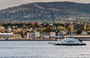 Statki w Oslofjorden © Dreamnordno