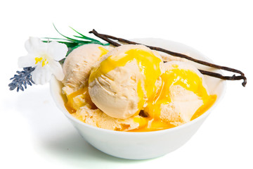 vanilla ice cream - ايس كريم فانيليا