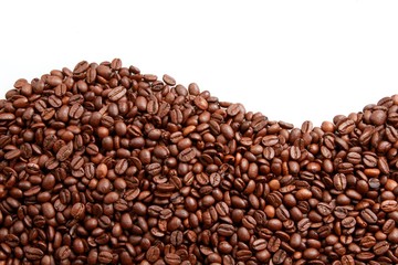 Coffee beans - background
