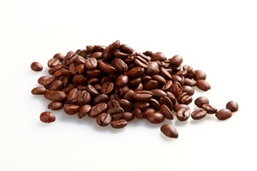 Coffee beans - isolated image
