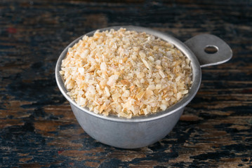 Garlic Salt ina Measuring Cup