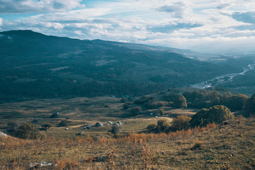 panorama of mountains