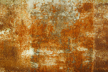 Texture of rusty metal surface, close up view. Abstract background. Background for interior or exterior decoration and industrial construction concept design