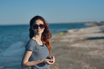 young woman on the beach