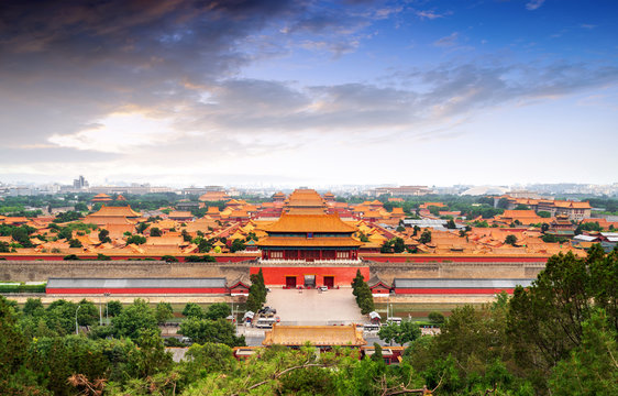 Beijing Forbidden City Panorama.
