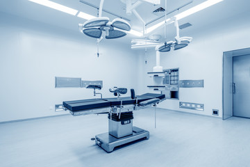 Interior of operating room in modern clinic - Powered by Adobe