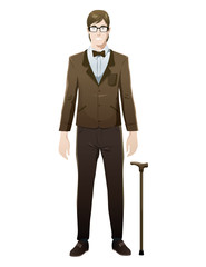 suit old man retro rod