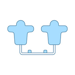 Obraz premium American Football Tackling Sled Icon