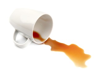 Spilled coffee