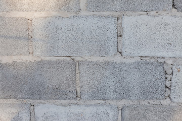 Texture of old concrete block wall background. cement block.