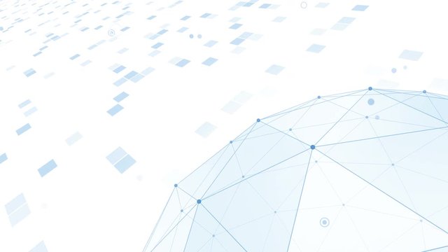 Network Technology Business World background