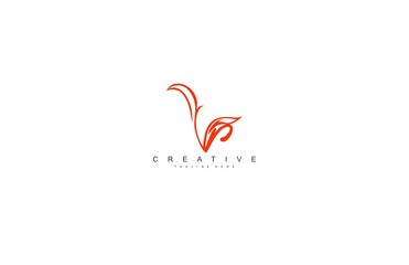 Obraz premium Initial T Letter Lowercase with Modern Trendy Floral Leaf Logo