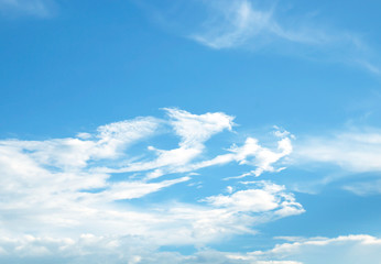 Fototapeta premium Air clouds in the blue sky