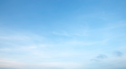 Air clouds in the blue sky