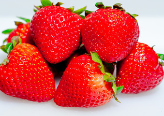 Fresas Frescas Dulces Rojas Grrandes