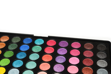 collection of make up and cosmetic beauty products arranged