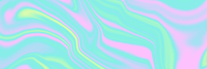 Abstract Pastel Color Holographic Iridescent Design