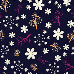 Illustration of cherry blossoms