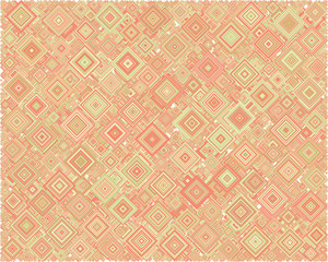 Abstract Generative Art color distributed squares polygons background illustration