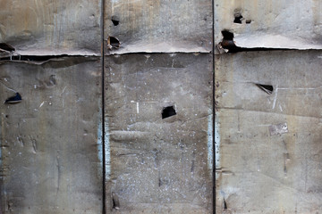 Metal door rusty corroded texture background.