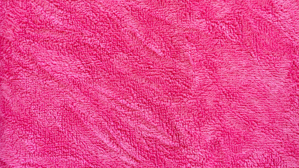 Obraz premium Close up of pink towel for a background.